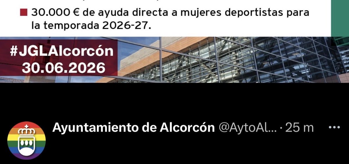 PedroMorenoGmz's tweet photo. El gobierno de #Alcorcón se llena la boca con “inclusión” e “igualdad” pero a la hora de la verdad son los primeros en discriminar. 

Aprueban una ayuda directa para mujeres deportistas, así que las familias ya sabéis, si tenéis un hijo que hace deporte no tiene derecho a ayuda. Pero se dan golpes en pecho con “igualdad”

🤷🏻‍♂️🤦🏻‍♂️