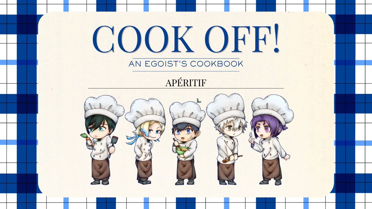 cookoffbllk's tweet photo. 🍽️ Welcome to Cook Off! An Egoist’s Cookbook 🍽️

We are a recipe book zine project aiming to bring recipes, art and merch based on the egoists' canon favourite foods. Take your seats, peruse the menu on our Carrd, and your starters will be here shortly with the Interest Check. https://t.co/Vms68vaHMk
