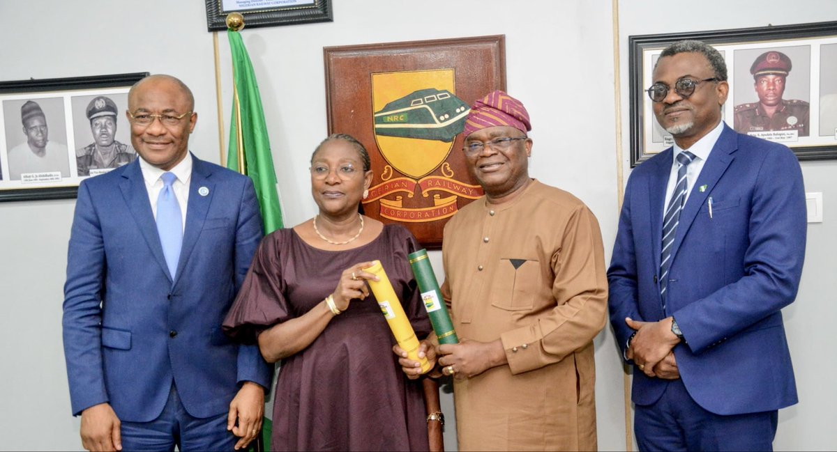 info_NRC's tweet photo. Today, the Nigerian Railway Corporation (NRC) granted a permanent Operating Licence and Track Access Agreement to the Lagos Metropolitan Area Transport Authority (LAMATA). https://t.co/qK9GuObtMj