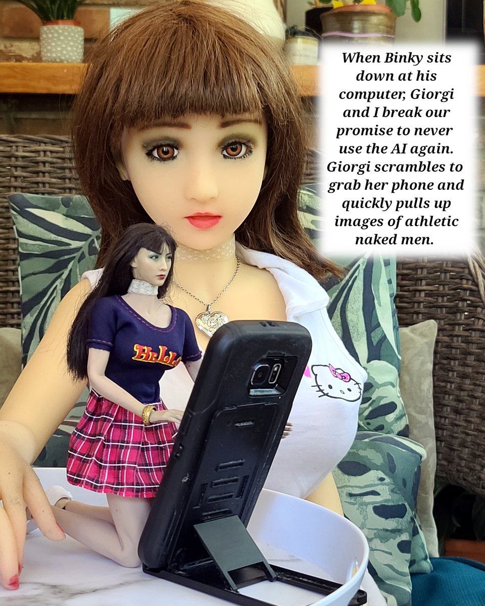 DariasPlayhouse's tweet photo. It’s Binky's turn.
Hugs, Daria 🙋♀️
Part 28 of the “Strange Laptop” series.
See my profile for the earlier parts.
#doll #dolls #dollstagram #girlfriend #lovedoll #adultdoll #phicen #tbleague https://t.co/hnzWFlZF1B