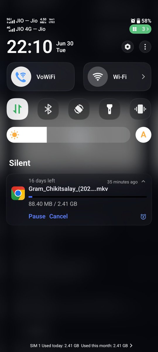 chankee420's tweet photo. Jio ke net speed ki yehalat hai..jio 5G 
@reliancejio @JioCare , 5GB download hone 16days lag rahe hai..yahi h apko fast service 
@airtelindia @MoitOfficial https://t.co/0WzHTmYDpd