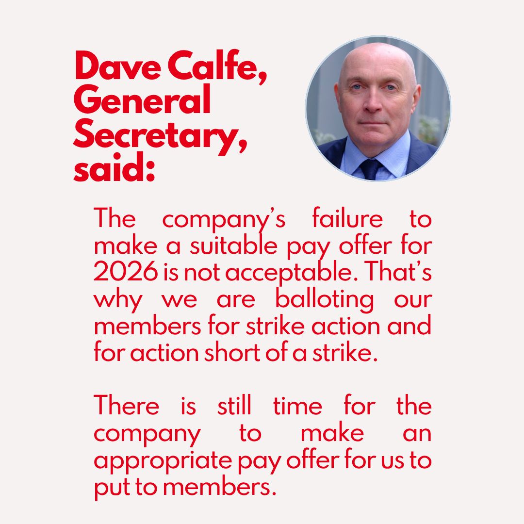 ASLEFunion's tweet photo. ASLEF will ballot members on Avanti West Coast for industrial action after the company failed to make an acceptable pay offer. https://t.co/j4V4TwzcCi