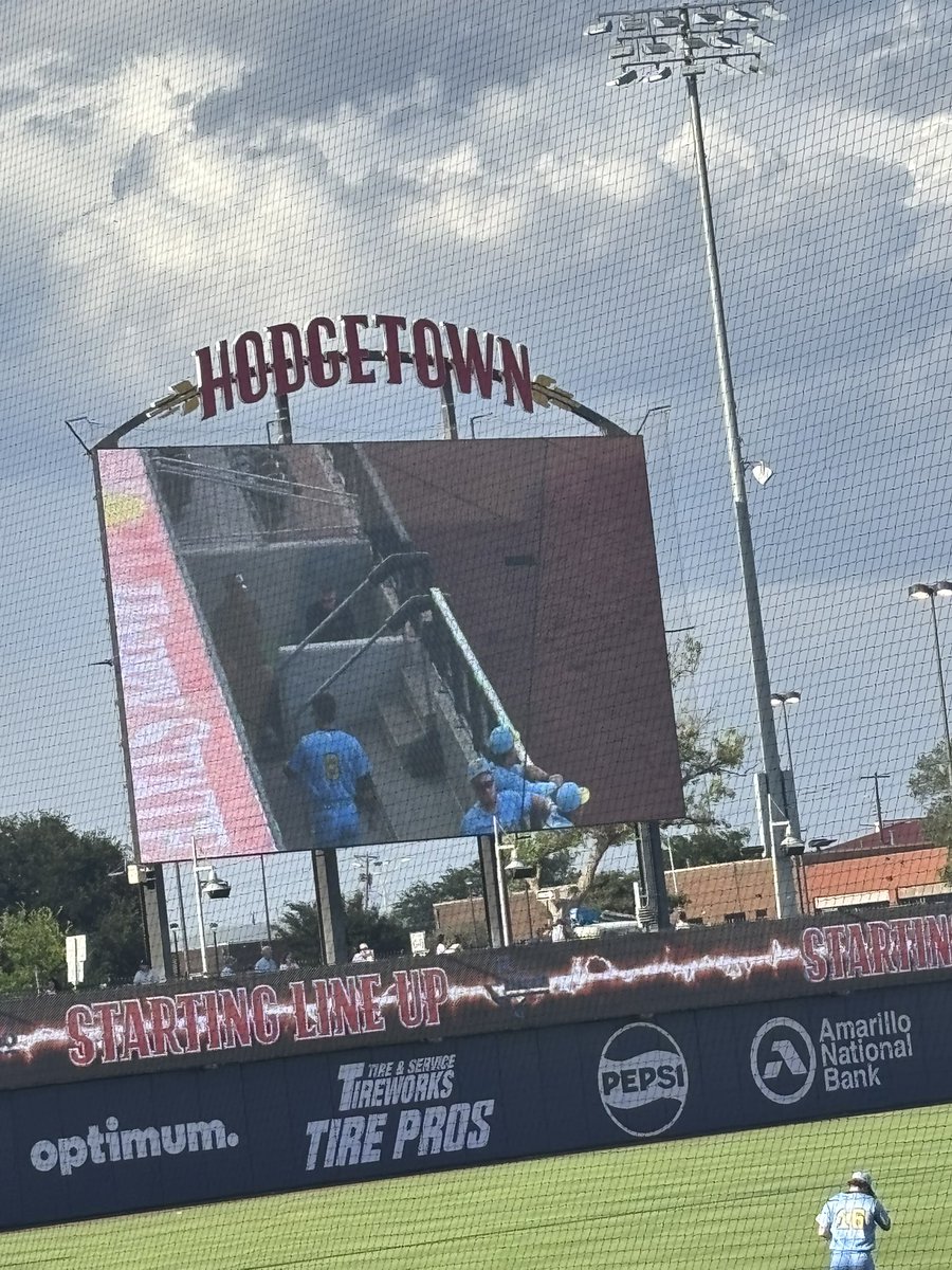 353000's tweet photo. In Amarillo to see 3 games between Frisco and Amarillo.  RoughRiders won 12-8 and 9-8 (10).  Amarillo won game 5, 4-2. https://t.co/JUnHyAfDWN