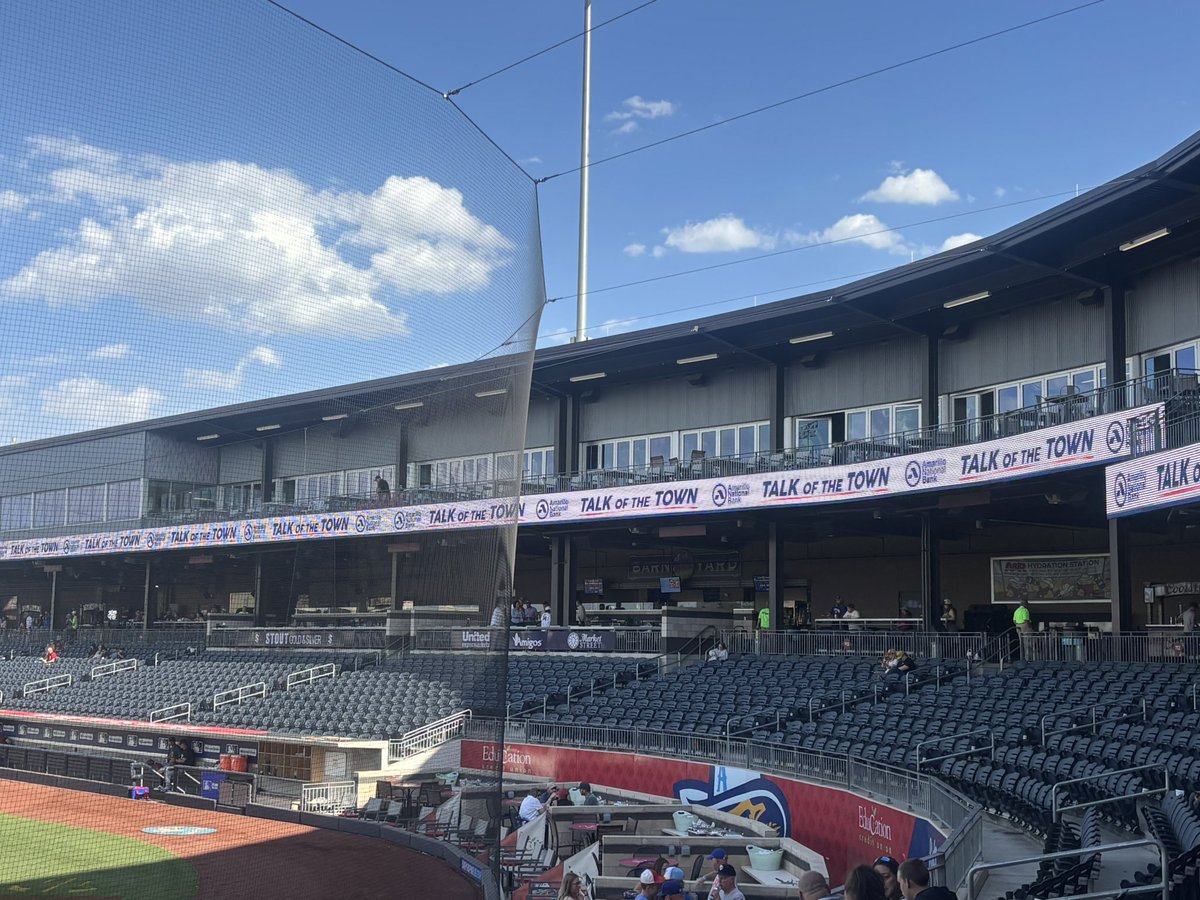 353000's tweet photo. In Amarillo to see 3 games between Frisco and Amarillo.  RoughRiders won 12-8 and 9-8 (10).  Amarillo won game 5, 4-2. https://t.co/JUnHyAfDWN