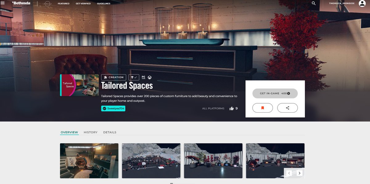 ThorgenIronside's tweet photo. Captain Ironside decorates with Tailored Spaces by Verified Creator Sweetpea704, a 10/10 Do Recommend Creation in my opinion ;) Check it out here! https://t.co/T4InySaiOr! - https://t.co/BCqli3Kpi8 #Starfield #Playerhome #Decoration #Photomode
@StarfieldGame
@BethesdaStudios https://t.co/ISv47hpSnE
