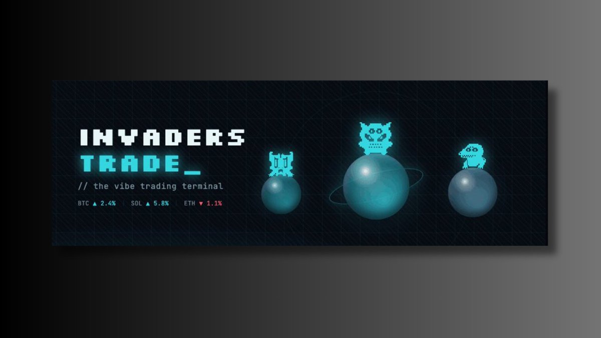 Alucad_99's tweet photo. New perp dex on Hyperliquid 

Introducing @invaderstrade 

Invaders trade is a self custody perp trading platform , built on Hyperliquid (including HIP-3 markets for stocks,commodities , not just crypto).

What actually makes this different from every other perp DEX?

Here’s what:

- self custody : funds stay in your wallet and your keys sign every trade .
Login via existing wallet ,email or passkey , no need for seedpharses 

- AI advisory (pay-per-query): users pick an agent (Minara is the first) and ask about a market. The AI determines direction itself (long/short) and returns entry, stop, target, confidence score, and reasoning , no need for the users to determine anything, the Al will do its job as the advisor for the user.

Invalid requests (bad symbol, excessive leverage, insufficient balance) are rejected before payment, and repeat queries within a short window are free. Crucially, nothing auto-executes.the AI only advises, the user places the trade

- AI payment wallet : a separate small wallet  different from the trading collateral (funded with USDC) pays for AI calls, distinct from trading collateral. It also has a spending cap, expiry, and is locked to one approved provider ,limiting worst-case exposure if compromised. Payments are single signed.

More updates coming soon on invaders trade:

- agent winrate analytics 
-  more venues 
- more AI agents (minara is the first )
- a public API enabling bots/autonomous agents to request trade suggestions in the background.