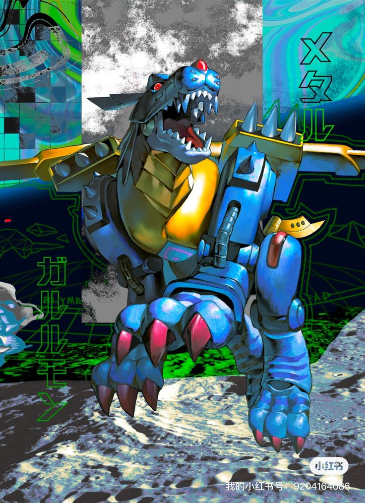 supernalmystic's tweet photo. Moodboard of the day

Ultra Jump Classic Manga Mag Cover Art
Gigantic Guyver Mecha Design
Baroque Video Game Poster
Metal Garurumon Digimon CGI Design https://t.co/cQH2u1u2lr