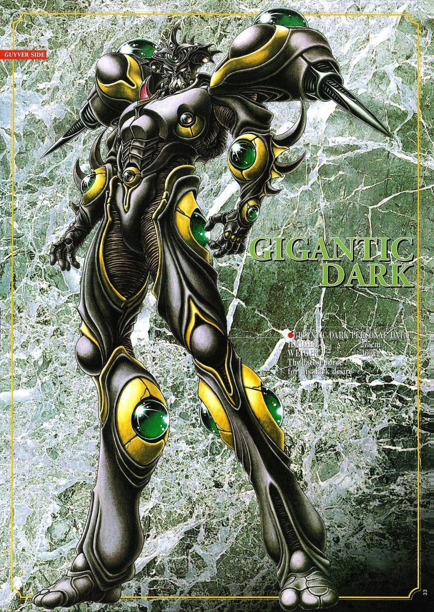supernalmystic's tweet photo. Moodboard of the day

Ultra Jump Classic Manga Mag Cover Art
Gigantic Guyver Mecha Design
Baroque Video Game Poster
Metal Garurumon Digimon CGI Design https://t.co/cQH2u1u2lr