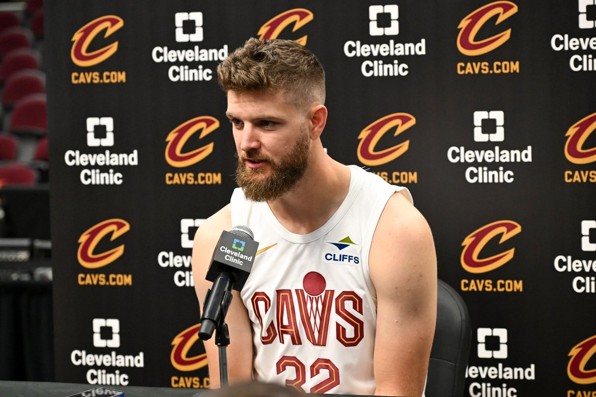 975TheFanatic's tweet photo. Sam Oshtry (@soshtry) Joined @975Middays And Said Dean Wade Is A Name To Watch For The 76ers In Free Agency 👀:

"Dean Wade is the big one. Coming over from the Cleveland Cavaliers, obviously that's where Mike Gansey worked. He was an undrafted free agent and Mike Gansey was the guy that found him; this diamond in the rough prospect. He's a 3 and D player, shot 36% from three last year, a really high-level defender, can play off the ball alongside Maxey and Edgecombe ...  I think he's the prototypical player the Sixers need and Mike Gansey loves him a lot. This is a guy the Sixers have been linked to and I would expect him to end up a Sixer over any other free agent."

📸: Nick Cammett/Getty Images