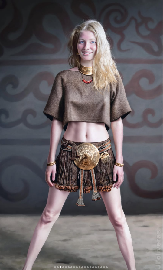 HolmgangMMA's tweet photo. Das Problem ist weniger die Kleidung, als die Kultur drum herum.

Frauen die sich extrem körperbetont anziehen wissen ganz genau, dass sie damit sexuell attraktiver wahrgenommen werden, was heute oftmals untrennbar mit dem Gedanken an "Casual-Sex" verbunden ist.

Diese Intention ist besonders als Jugendliche durchaus schwierig.

(Jeder kennt sommerliche, luftige Alternativen, die den Arsch nicht bis ins kleinste Detail abzeichnen.)

Wären wir allerdings eine Kultur, in der so etwas wie "Casual-Sex" und die ganze Hypersexualisierung nicht Gang und Gebe wäre, könnten wir sogar alle problemlos nackt herumlaufen.

In deutlich früheren Zeiten, bis zur Stammeskultur hin, wäre das bloße Sehen eines nackten Körpers des anderen Geschlechts nichts unnormales gewesen und man hätte aufgrund der Ordnung und der internen Bekanntheit aller auch weder den Ausbruch einer "Casual-Sex"-Epidemie, noch eine Vergewaltigung fürchten müssen.

Nur ist das natürlich nicht die Realität.

Die Realität ist, dass bei vielen Jugendlichen von heute jedes sichtbare Stück Haut Gedanken an pornografische Szenen auslöst und damit (Je nach Schwere des Problems) die Jungs ablenkt oder die Frauen gar in Unsicherheit bringt (insbesondere Nachts nach dem Club).

Diese Frauen werden mehr angeglotzt, es entstehen mehr Probleme durch Kommentare, Provokation oder sogar notwendige Verteidigung vor Übergriffen.

Eine insgesamt doch eher schlechte Rechnung für sowohl die Frauen selbst, als auch die Gesellschaft mit ihren aktuellen Problemen.

Im Bilderanhang sehen wir die historische Rekonstruktion des Egtved-Mädchens aus dem nordischen Bronzezeitalter (1370 v. Chr), wessen Kleidung perfekt repliziert werden konnte mittels des Grabfundes. (Joan Francesc Oliveras)

Eine Person aus einer Zeit, die noch nicht mit den Krankheiten der technokratischen Globalisierung infiziert war.