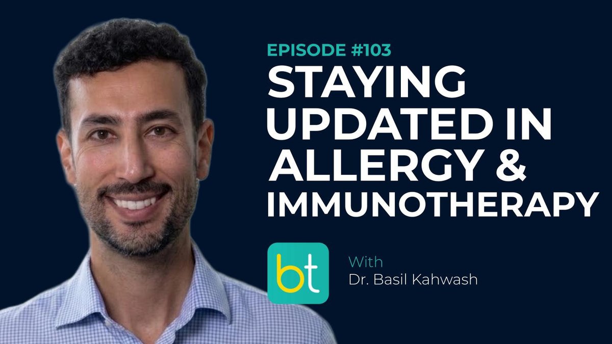 _backtableIND's tweet photo. Dr. Basil Kahwash joins BackTable Industry to discuss staying updated on oral immunotherapy, biologics, and AI tools while balancing the operational demands of a busy private practice.

Listen to the full episode now: https://t.co/kYE4JpzIJw

#MedEd #Immunotherapy #IND103 https://t.co/oSxujSdi9w