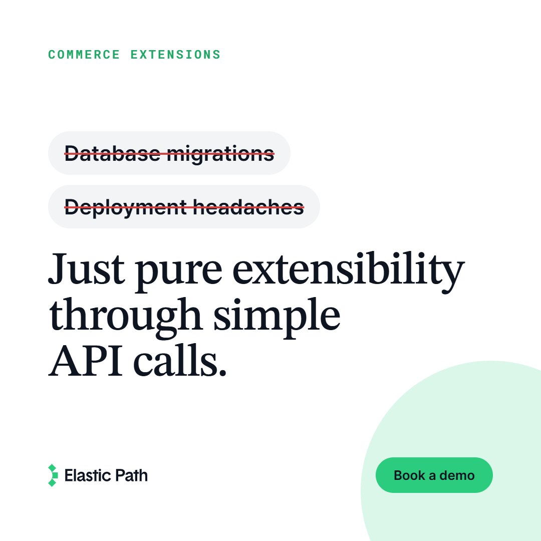 Elastic Path tweet media