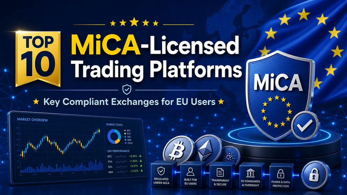 Mariolxc2's tweet photo. 🇪🇺MiCA goes fully live July 1.
If you’re still on the world’s “biggest” CEX... you might want a backup plan.

👉Here’s the actual list of which CEXs are MiCA-licensed in 2026: https://t.co/4OZjbDKNQw

#MiCA #binancemica #krakenmica #CoinbaseMiCA
#MiCAcryptoregulation