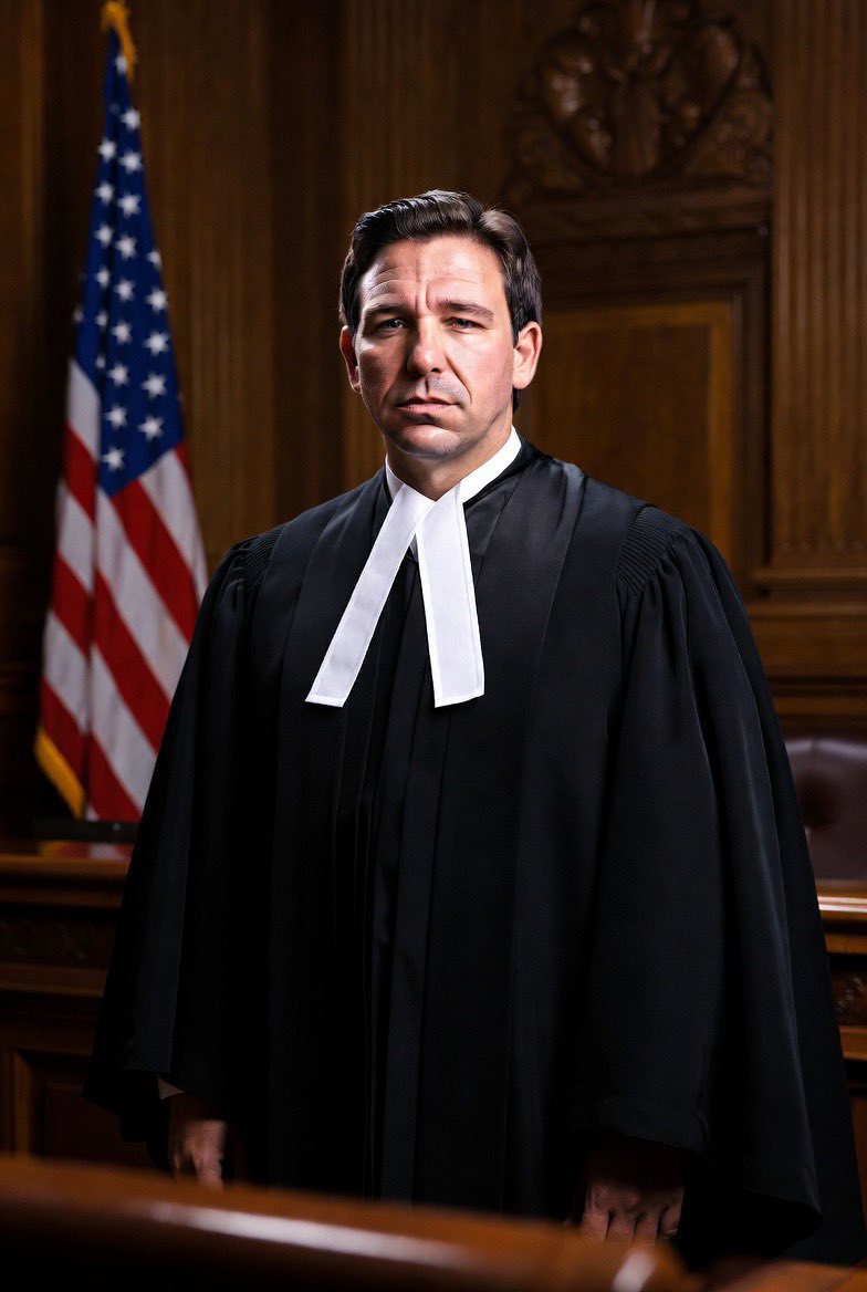 legitbrittFLA's tweet photo. Hear me out. @GovRonDeSantis on Supreme Court when Alito retires. https://t.co/ubLzOebdSX