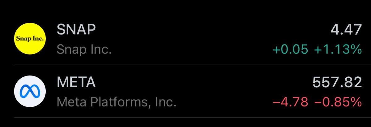 TokenFundament1's tweet photo. $SNAP has solved spatial computing
$META solved AI slop https://t.co/TseMKRNvMx