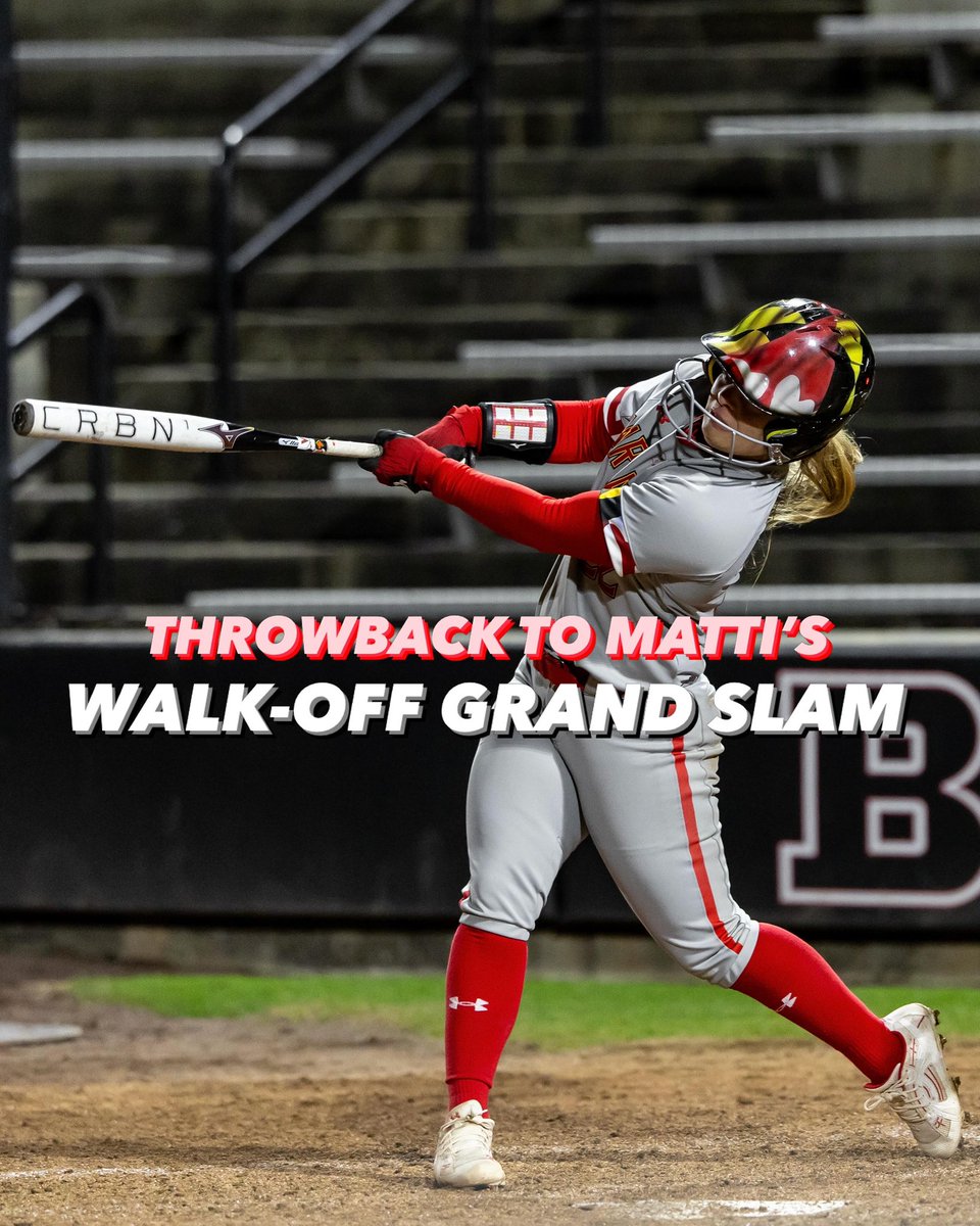 TerpsSoftball's tweet photo. Throwback to when Matti sent everyone home happy 😁 https://t.co/8O4p6IF8i9
