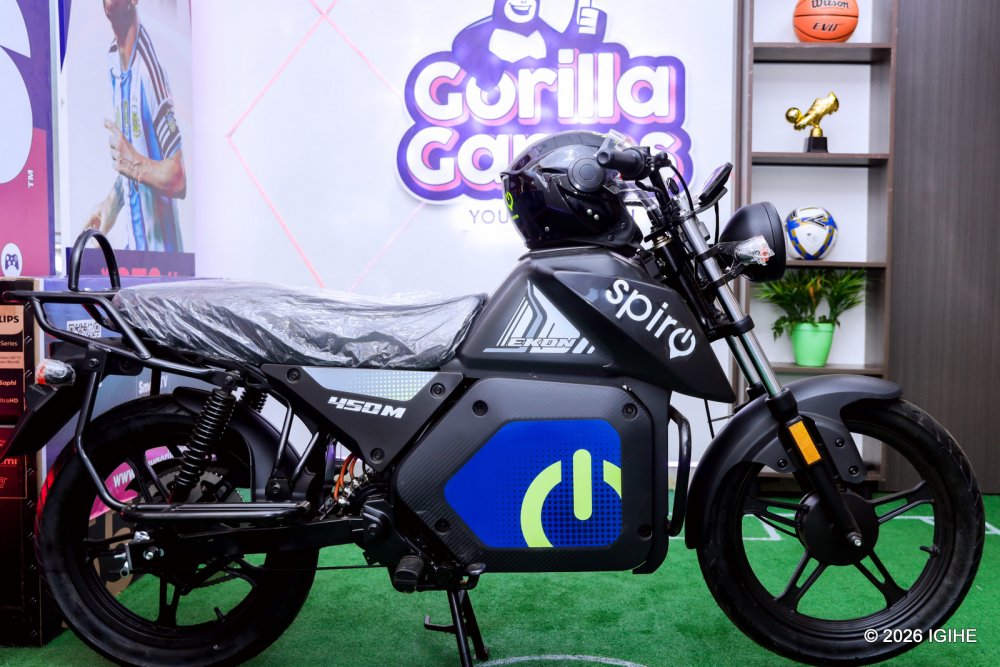 IGIHE's tweet photo. Mu rwego rwo kwishimira Igikombe cy’Isi cya 2026, @GorillaGamesRw iri gushimira abakiliya bayo, ibaha amahirwe yo gutsindira ibihembo bitandukanye birimo moto, televiziyo, telefone zigezweho ndetse n’itike yo kujya kureba umukino wa nyuma uzabera muri Leta Zunze Ubumwe za Amerika.

➡️https://t.co/45riDp1qHH