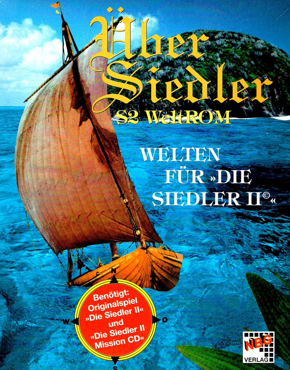 JoachimHesse's tweet photo. Damals, als noch irgendwelche Firmen ihre Mods für fremde Spiele als #Erweiterungen verkauft haben, sind auch solche inoffiziellen #AddOns wie #ÜberSiedler für #DieSiedler2 erschienen. Verrückt, oder? Wusstet ihr, dass heute vor 33 Jahren das erste Siedler für Amiga herauskam? 🎂 https://t.co/HyIADJA2St