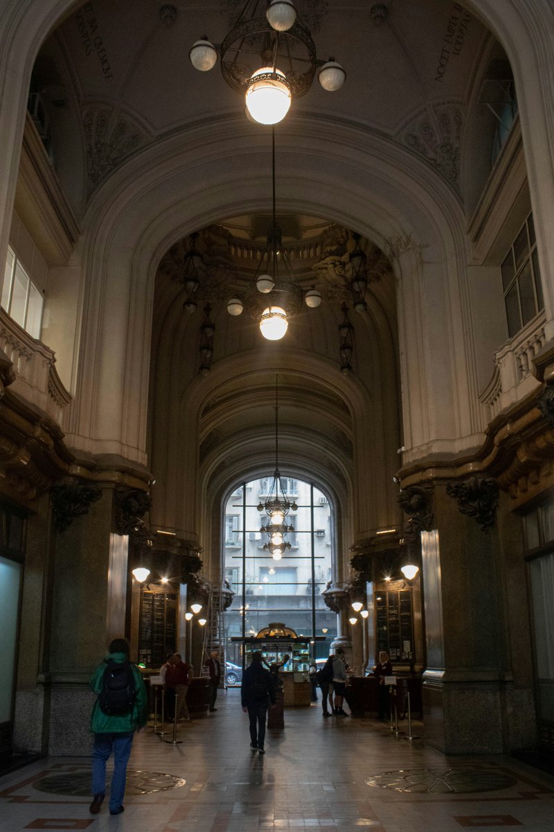 CharmOfCulture's tweet photo. The Palacio Barolo in Buenos Aires 🇦🇷

Considered one of the most beautiful buildings in the country, it was designed by Mario Palanti and was inspired by Dante’s Divine Comedy.

The building is 22 floors divided into three sections that are supposed to represent Hell, Purgatory and Heaven.