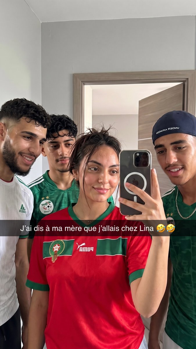 ImAsmaa_'s tweet photo. Le match Maroc contre l'Algérie s'est bien passé 🫣 https://t.co/XqphObEE6Q