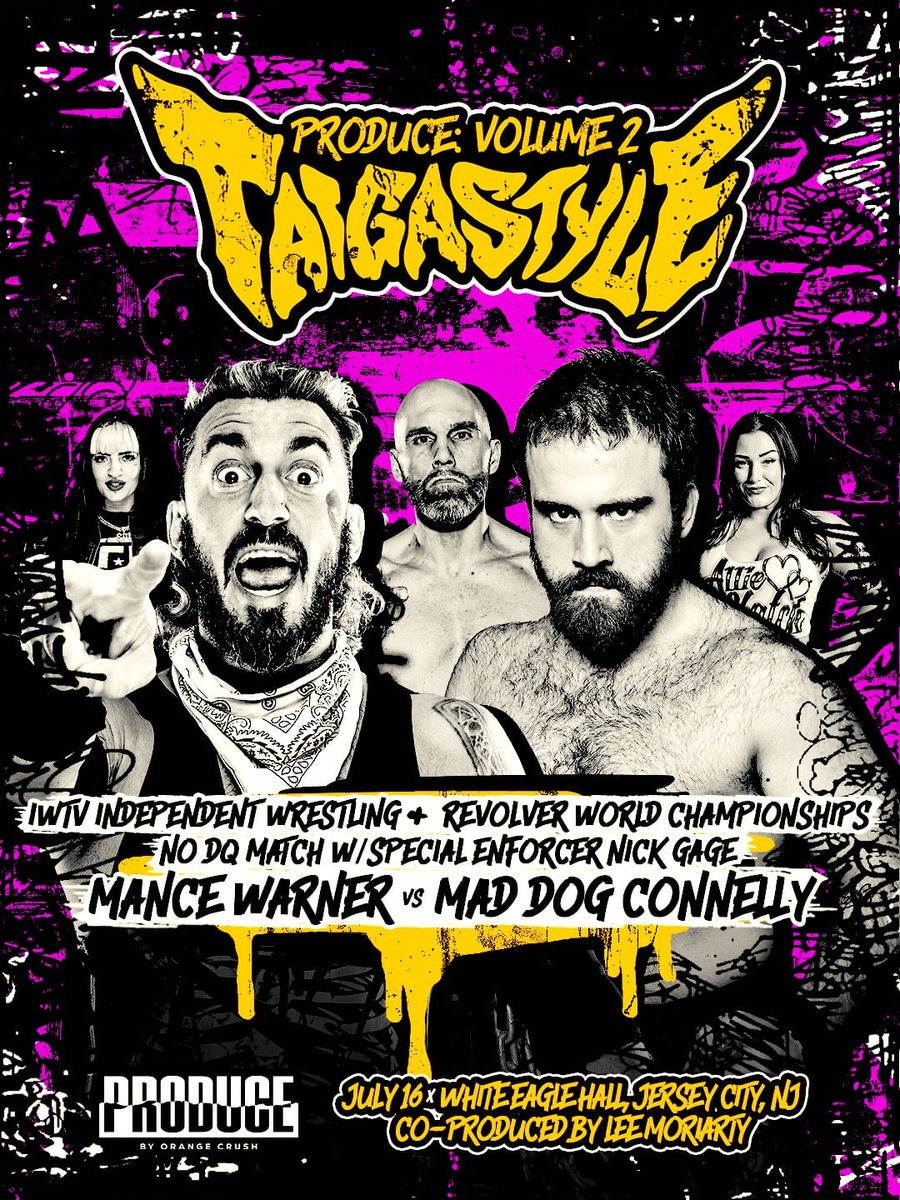 PRODUCENYC's tweet photo. Fine

Your belts brother, your rules

But the man will be watching 

Get tickets. 2 weeks. Blood will be spilt.

IWTV Title. Revolver World Title.

Tickets available now

https://t.co/EuPEEBTyqG https://t.co/IsVLHYr3cB