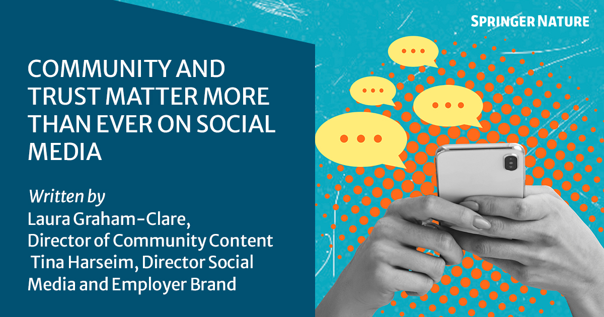 SpringerNature's tweet photo. 78% of researchers use social media for work—but a fragmented landscape is making community and trust more important than ever. This #SocialMediaDay, explore the shift with the results from our latest survey: https://t.co/C5gQ7qSPTw

Browse the data: https://t.co/4Pb3tdzSGA https://t.co/Yq0mAJl9Nq