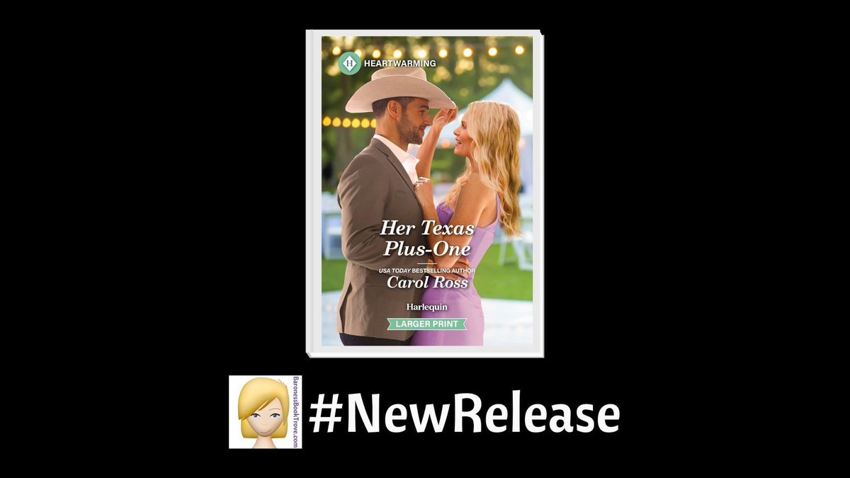 baronessbt1's tweet photo. Here’s an awesome new sweet cowboy romance called HER TEXAS PLUS-ONE by Carol Ross that is available now and it is the 2nd book in the Flame, Texas series!
#sweetcowboyromance #FlameTexas #book #newrelease #books #booklover #newbooks #readers #bookworms #booknerds #bookaholic https://t.co/CWBRB6vxHV