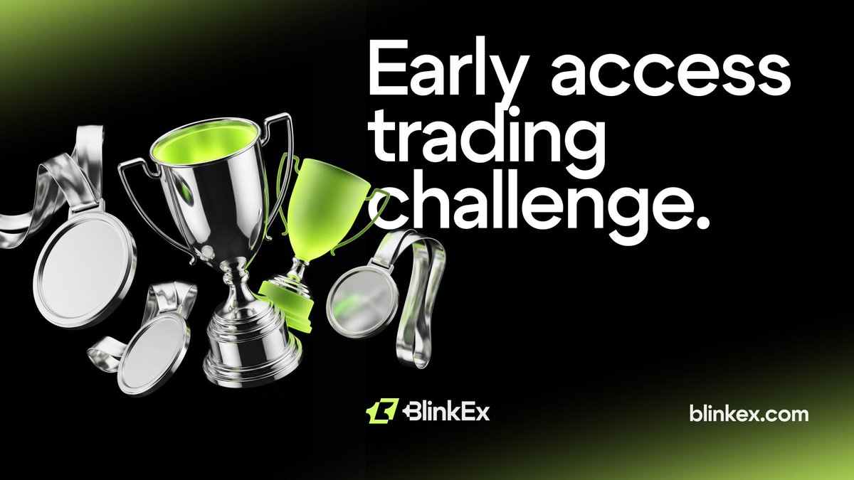 BlinkExchange's tweet photo. It’s time to put the platform to work.

We’re opening an early access trading challenge for the community.

A chance to compete, test your strategy, and get more involved as BlinkEx continues to evolve.

What to expect:

• early access users only
• clear rules and criteria
• a live competitive spirit without the noise

Full details, timeline, and prizes will be shared tomorrow!