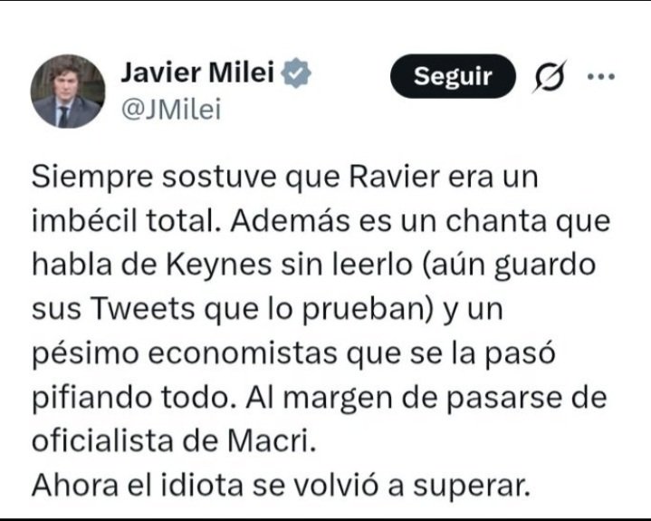 Diego_CAB1905's tweet photo. @ArrepentidosLLA ahora entiendo porque Milei decía esto,se quedó corto el peluca 🤣🤣🤣 qué gobierno de emfermos mentales que tenemos juju," SINO TENES PARA PAGAR EL GAS EN PLENO INVIERNO PORQUE ESTA CARO, ABRIGATE MAS " qhdps que son https://t.co/67OlFG9biB