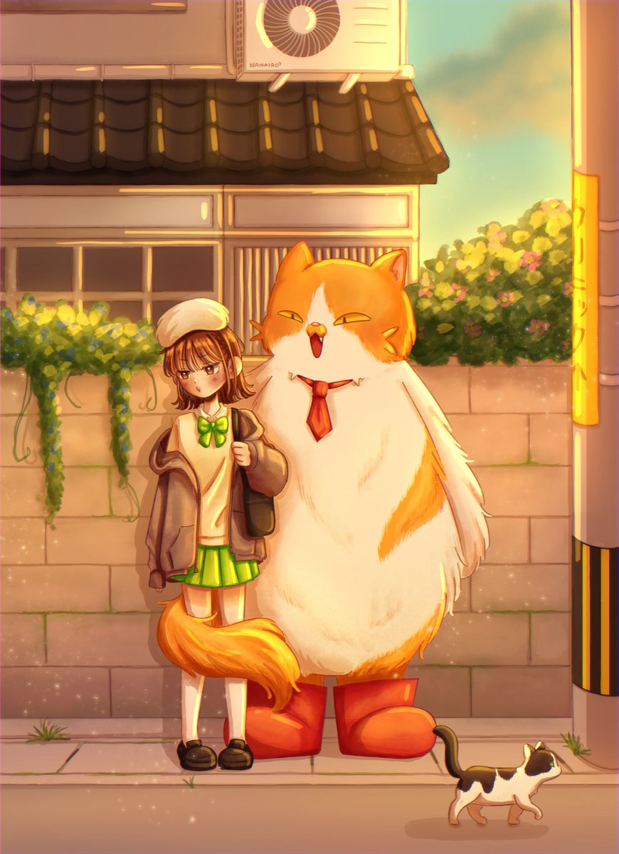 ___nanairo7's tweet photo. 猫🐱
#digitalart #illustration #art #イラスト https://t.co/lfrpwEBEXE