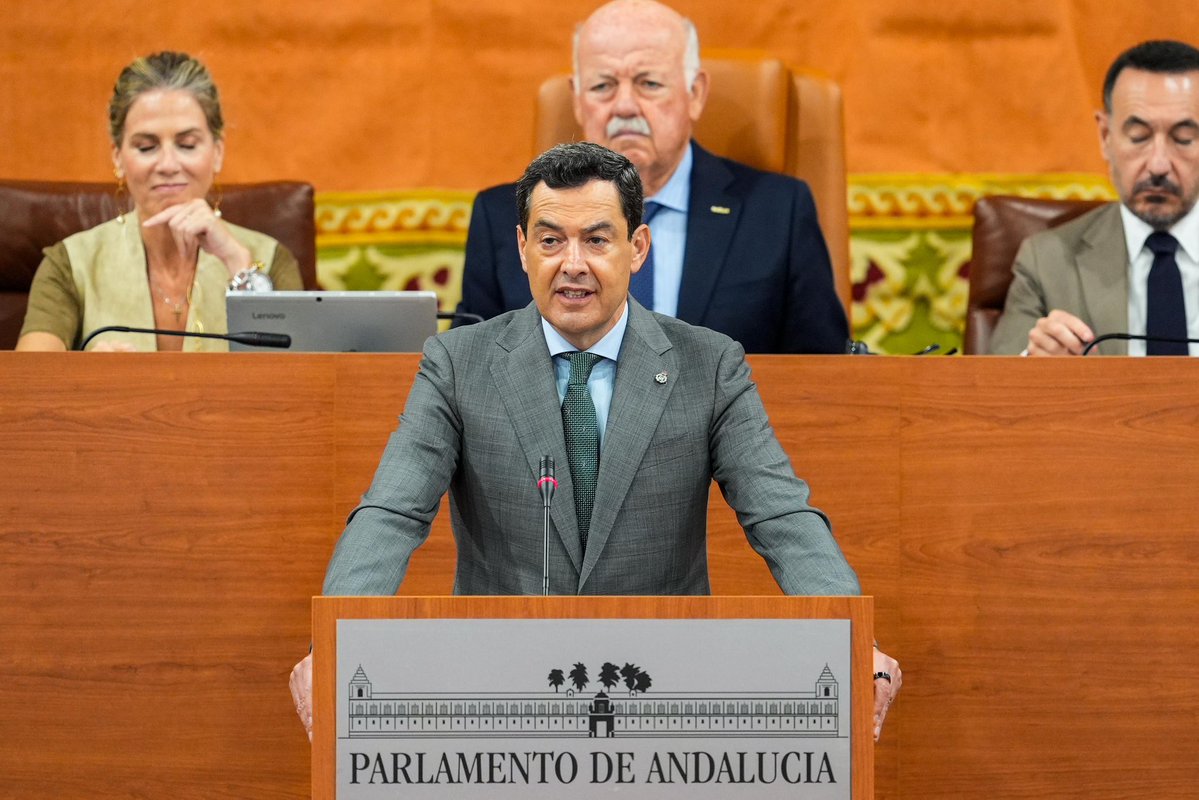 ParlamentoAnd's tweet photo. El candidato a la Presidencia de la @AndaluciaJunta, @JuanMa_Moreno, no logra la mayoría y se someterá a una segunda votación el jueves 2 de julio👇🏻
https://t.co/38TwQkOBKe https://t.co/EWXu2tsCCN