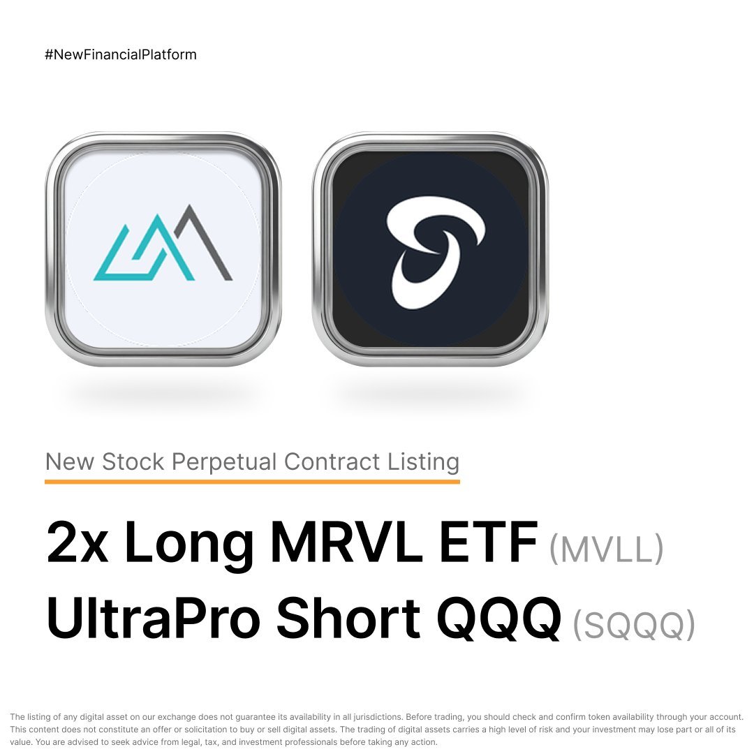 BybitArabic's tweet photo. إدراج جديد للأسهم الدائمة: $MVLLUSDT و$SQQQUSDT متوفران الآن على منصة Bybit! 🚀

تداول $MVLL: https://t.co/E5a7DsM8k8

تداول $SQQQ: https://t.co/lBML7GdIqb https://t.co/4uxYNJFuef