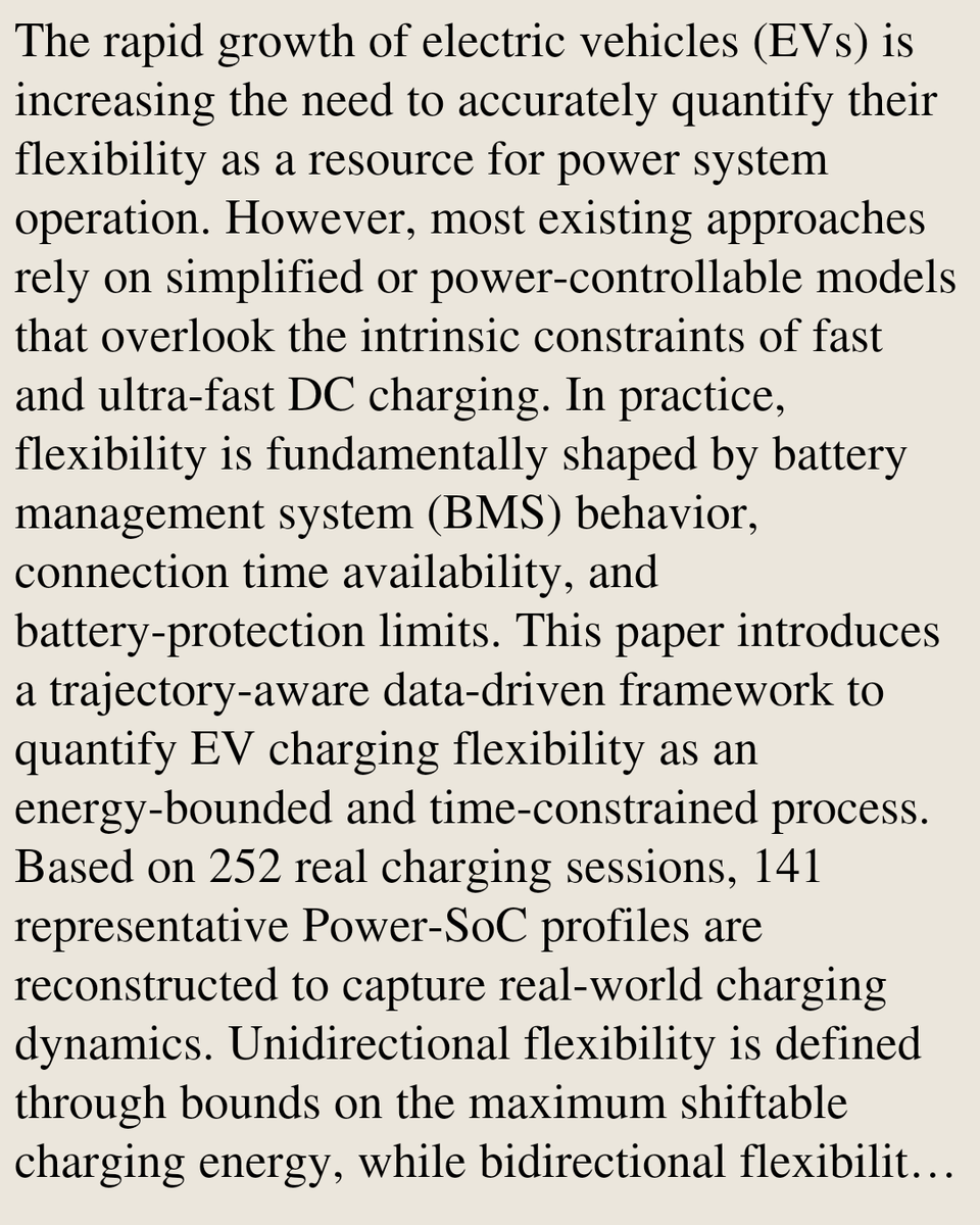 SystemsAndCtrl's tweet photo. Quantifying Realizable Flexibility Limits in Fast and Ultra-Fast EV Charging Using Real-World Data

Cesar Diaz-Londono, Liu Zhang, Jorge De La Cruz, Hamidreza Arasteh, Anand R., Daogui Tang, Josep M. Guerrero
https://t.co/lE77z5KHkP [𝚎𝚎𝚜𝚜.𝚂𝚈] https://t.co/cMl0fSKqUi