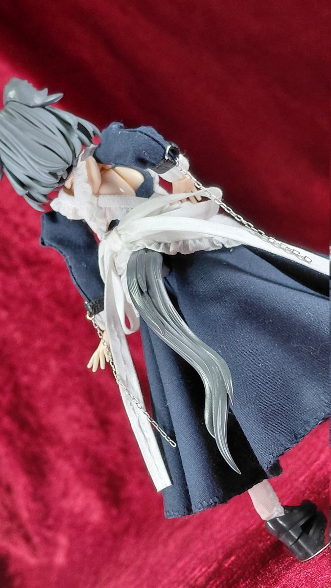 suzuki_kaido's tweet photo. プラスマイルミーティングでの合わせ企画で制作した狼獣人メイドのフェリスさんです！✨️🐺✨️
完成ツイートしていなかったので紹介を…クールで少し無愛想な狼獣人さんです！(1/4)
#メガミデバイス https://t.co/raK9cYP2bc