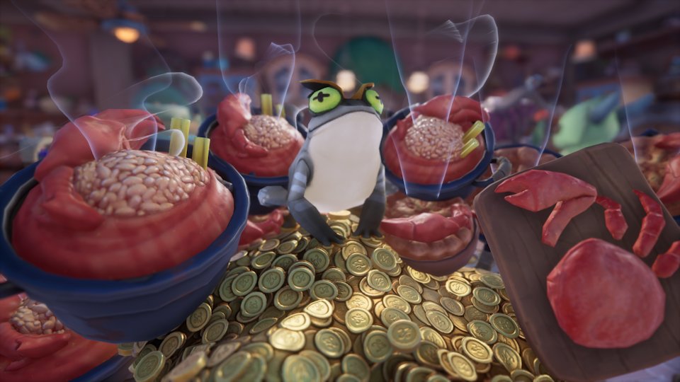 playPalia's tweet photo. By royal decree, earn free login rewards when you celebrate Frog of July during King Hoppington's kingdom-wide Crab Bake. 🐸🦀

https://t.co/RIlyeAPfgY

#Palia #PlayPalia https://t.co/BvazE5aPuy