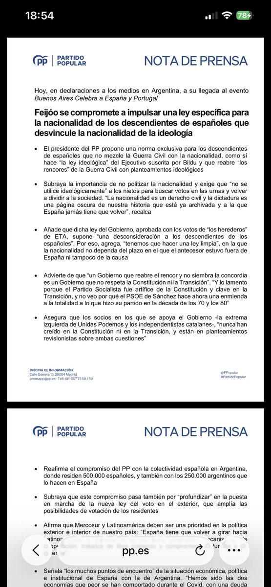 SoyMmadrigal's tweet photo. Sr Feijóo , esto está en la web de su partido https://t.co/mGySqiNs2S