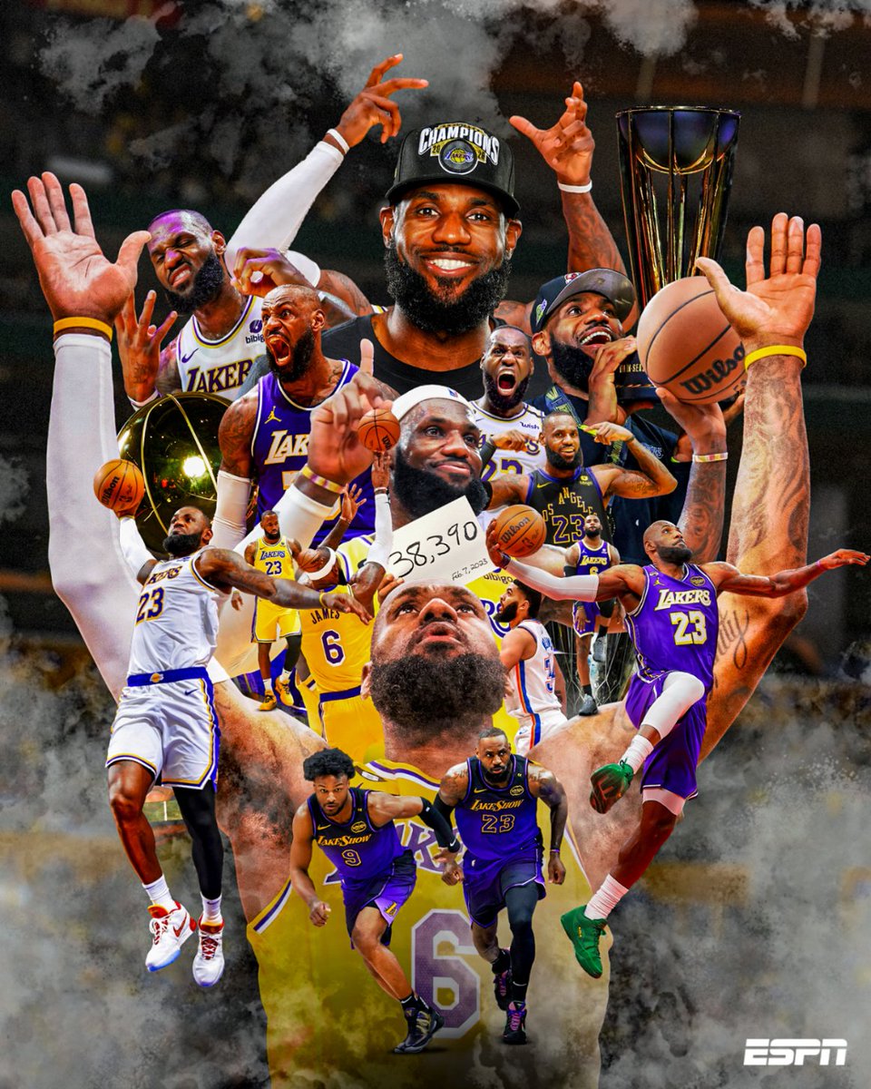 NBAdabad's tweet photo. 🚨 Los Angeles Lakers se despede oficialmente de LeBron James:

"LeBron James é um dos maiores atletas da história. Seremos eternamente gratos pelos seus 8 anos nos Lakers, incluindo o título que ele nos ajudou a conquistar em 2020, nas circunstâncias mais difíceis que se pode imaginar, além dos inúmeros recordes que quebrou vestindo roxo e dourado.

Desejamos a ele tudo de melhor no futuro, dentro e fora das quadras. Ele sempre será uma parte querida da família Lakers."

— Jeanie Buss