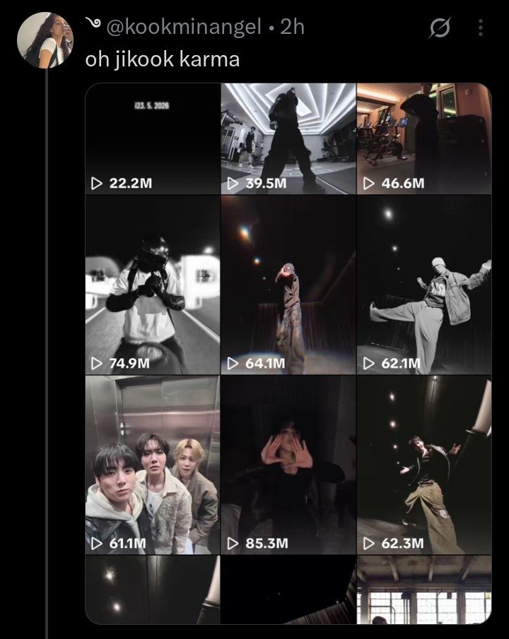 snowflake_tk's tweet photo. since our neighbors are barking nonstop, let me remind you that jungkook not only didn't delete taekook's swim challenge from his tiktok, but also posted it on his instagram while removing jm's repost related to the swim song. the way it backfired. I'm crying.😭 https://t.co/5FMoCyEoly