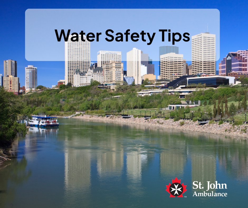 stjohn_ab's tweet photo. 🌊 Water safety starts with preparation. Supervise children, wear a lifejacket, swim with a buddy, and stay aware of your surroundings.

Build confidence by learning first aid. Have a safe summer on the water! https://t.co/Ev9BM8GnRI