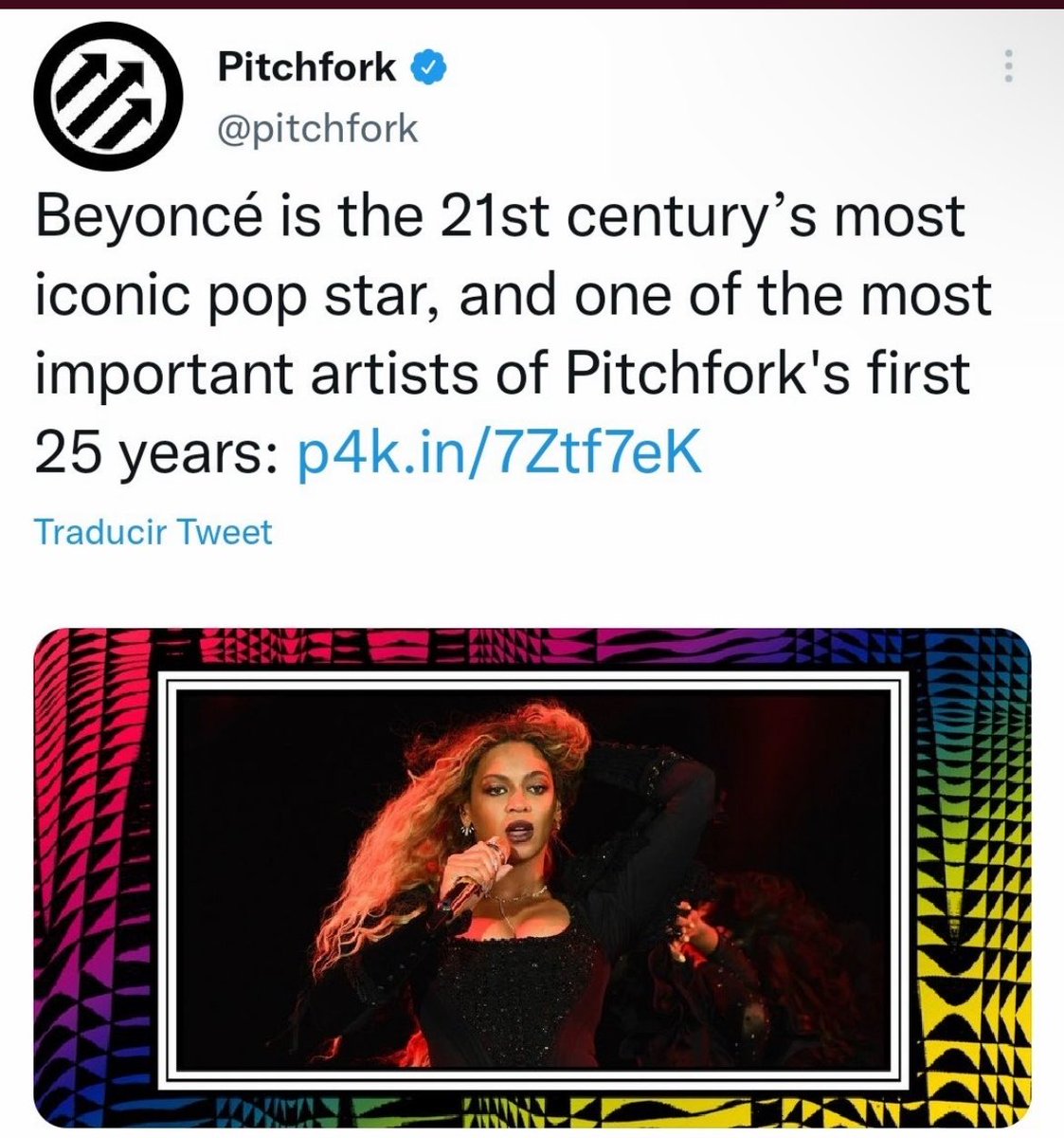 msyonceslay's tweet photo. Oh pitchfork absolutely spilled here. https://t.co/t2LhSnW81I