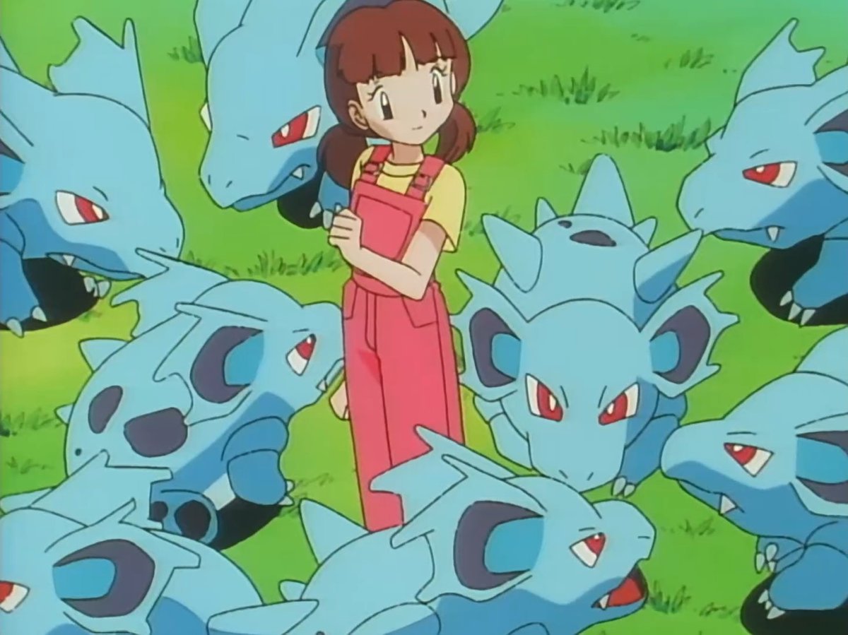 Pokemon's tweet photo. Today is HER day 🩵

Drop a 💐 in the comments to give Nidorina her flowers https://t.co/KVeKavFnB9