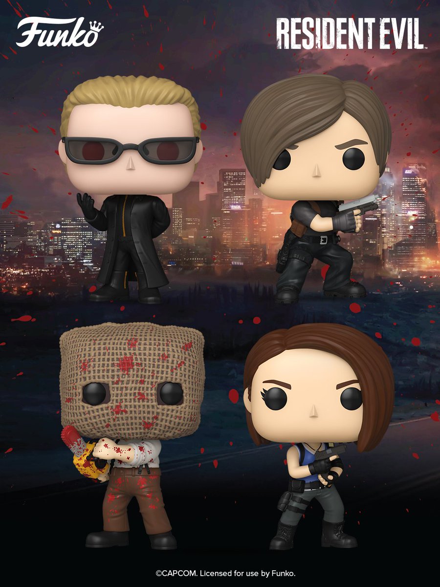 OriginalFunko's tweet photo. Chat, be honest… are we surviving? 🫣 Bring home new Funko POP! collectibles to complete your Resident Evil collection! 

https://t.co/u6ObHCccRj https://t.co/chapgr4xlf