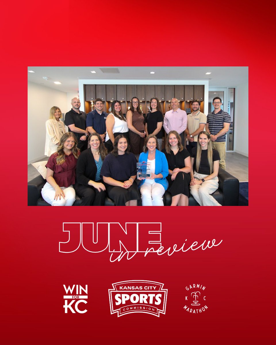 SportKC's tweet photo. 𝐉𝐮𝐧𝐞 𝟐𝟎𝟐𝟔: A month of world-class events, meaningful partnerships, milestones and community impact. Here's a look back at another month of making a better Kansas City through sports! 

Comment your favorite June moment below! https://t.co/ISzUJVySy0