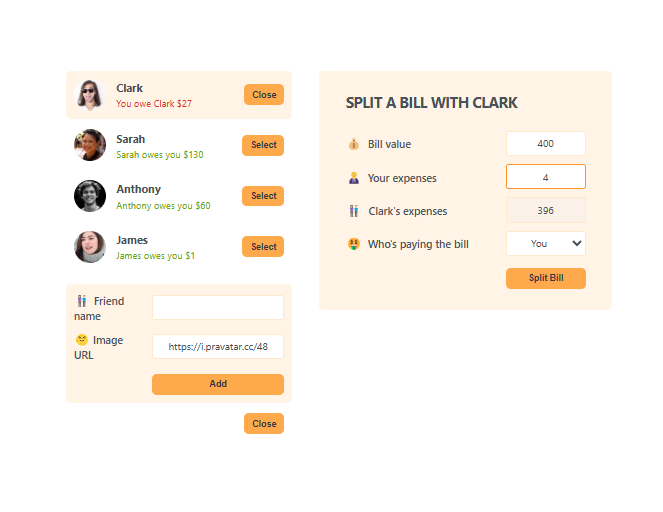 ExpertR64's tweet photo. I'm inlove😘
I've been using "useState" to create functional React apps recently, and I love it.
Here is a split-bill app that I built from scratch that helps you share your bills with friends.
Check my GitHub handle, @Marve2080, for the source code.
#softwaredev  #reactdev https://t.co/LCq7AkSl5q