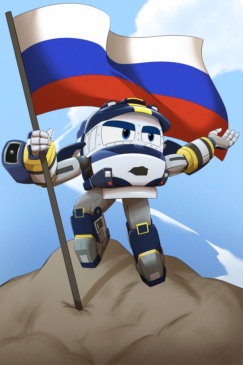 GammLaz's tweet photo. СПАСИБО, РОССИЯ! / THANK YOU, RUSSIA!

Dedicated to the Russian RT Community who have distinguished themselves as true fans of the show. Especially in TikTok who they managed to garner in hundreds of thousands of views (200K views, CRAZY!)

credits to @furgit_02 
#robottrains https://t.co/E182m2zIi6