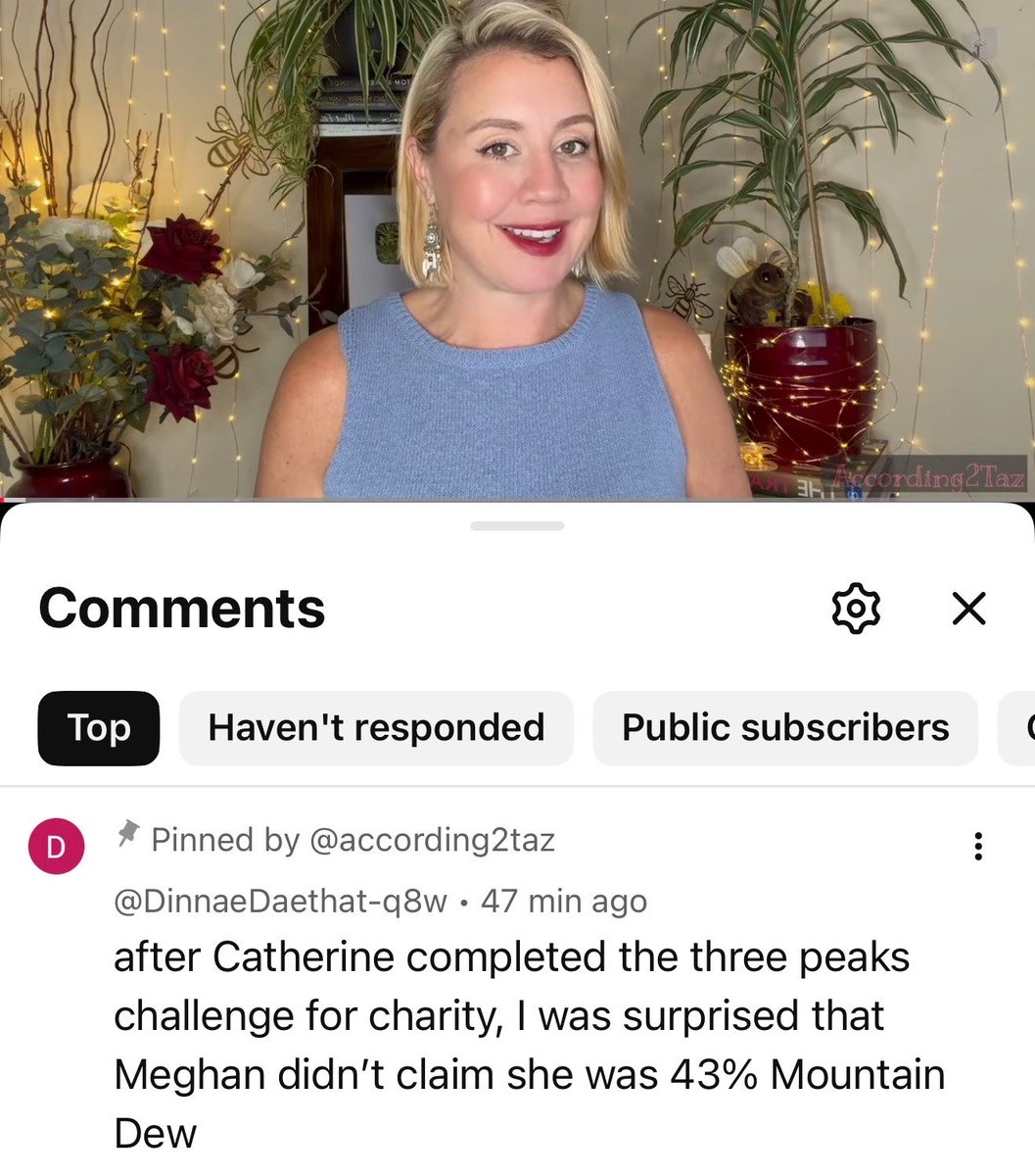 according2_taz's tweet photo. Omg I nearly spat my drink out! Someone put this comment under my latest video 🤣🤣🤣🤣🤣🤣🤣🤣🤣🤣🤣🤣🤣🤣🤣🤣🤣 https://t.co/ZpoUm3n9LS