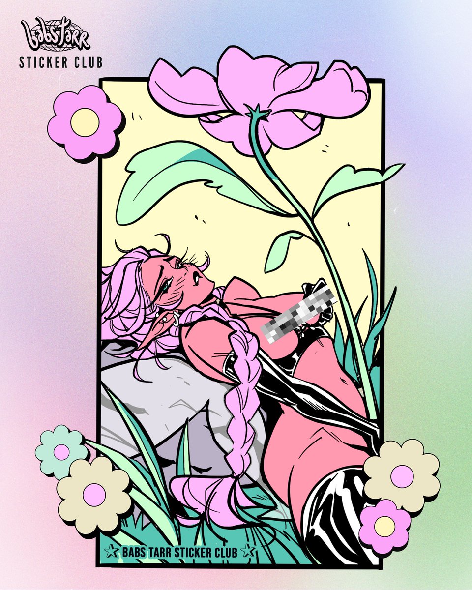 babsdraws's tweet photo. Spicy Fairies for Sticker Club this month! 🌸🌸🌸 https://t.co/xN1eO06smu