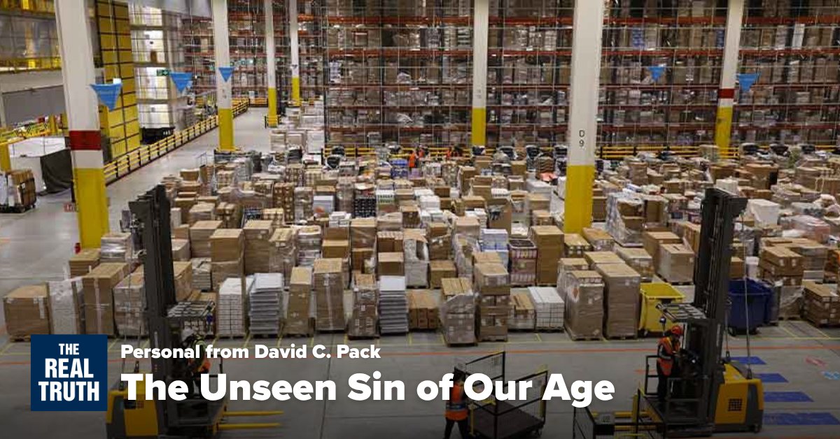 rcgupdates's tweet photo. Personal from David C. Pack: The Unseen Sin of Our Age https://t.co/KdLjTT4muK https://t.co/TqWFJfSxrL