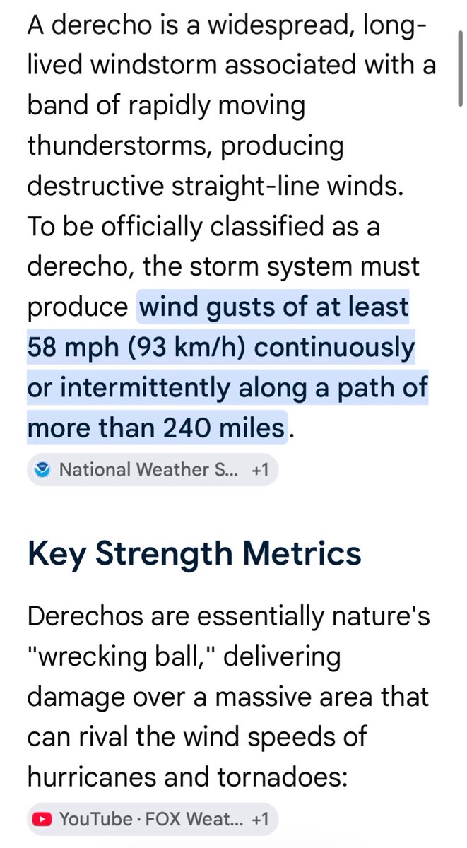 LiamPostsPhotos's tweet photo. @Allyslayernl @spann Even low-end derechos at their minimum 58mph, or 93kph required for classification are immense and dangerous. Europe does have them occasionally and they’re horribly damaging just as in the US. I love my European friends and don’t see it as a competition. Derechos are bad news. https://t.co/3xh2tXsE7q
