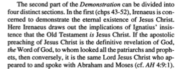 BenWiegold's tweet photo. @thaddeusthought St. Irenaeus elaborates on this in On the Apostolic Preaching as well, from the introduction: https://t.co/3M7GaE6WBV
